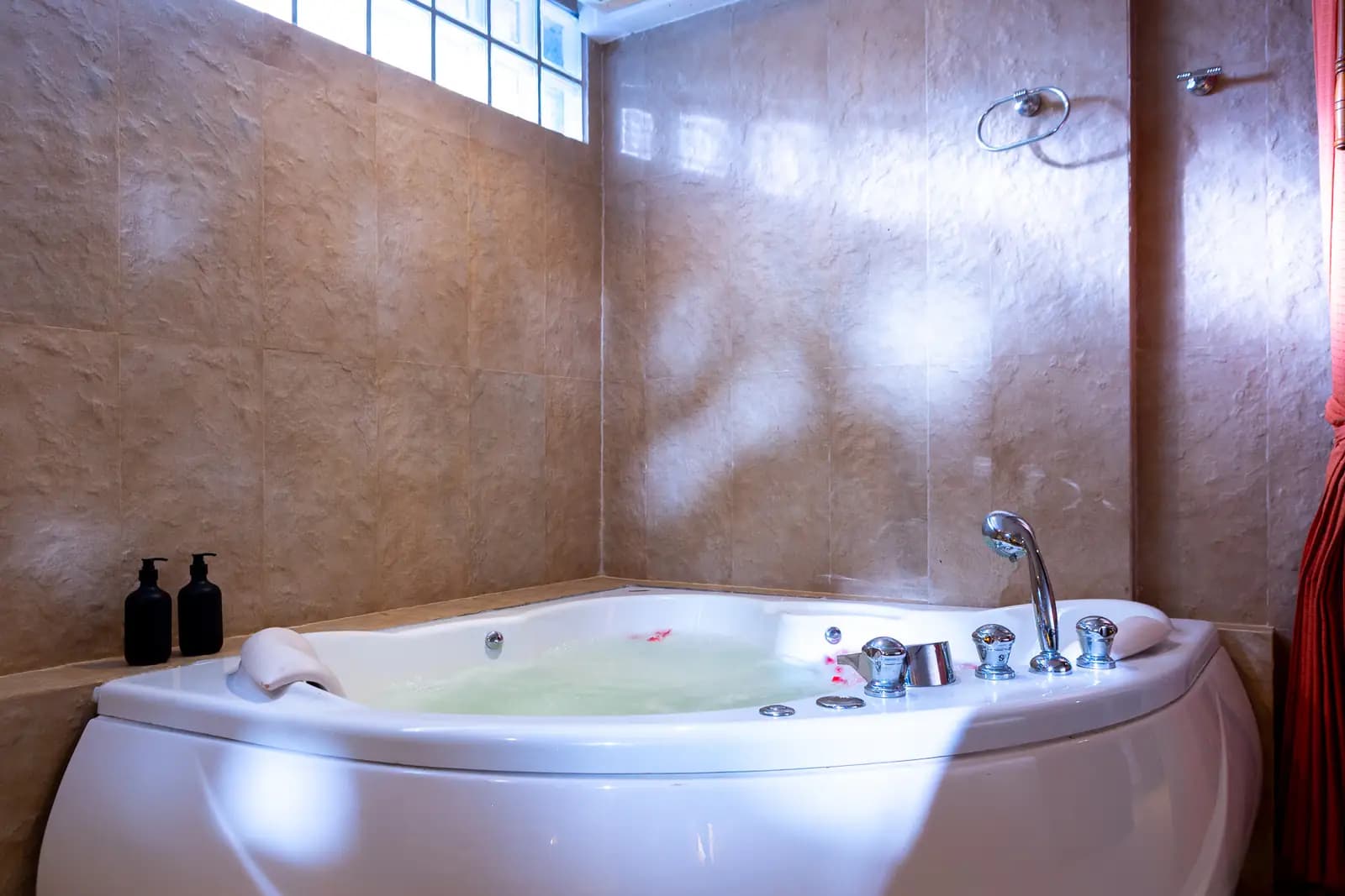 Jacuzzi facility at The Nai Harn Collective boutique villa hotel in Phuket - Soak in our underground jacuzzi and let the warm water melt away stress and tension.